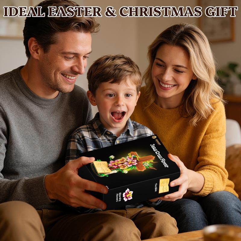 Jesus Cross Flower Building Set – 363 Pieces